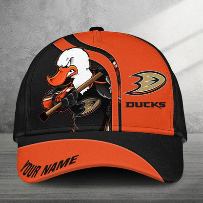 LIMITED EDITION - NEW CUSTOMIZED NHL09 AHD ANAHEIM DUCKS CLASSIC CAP