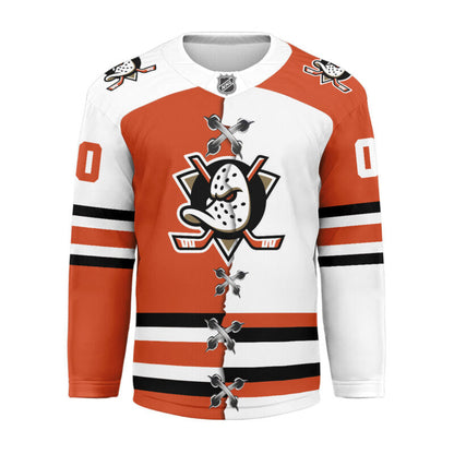 LIMITED EDITION - NEW CUSTOMIZED NHL09 AH DUCKS UNISEX HOCKEY JERSEY
