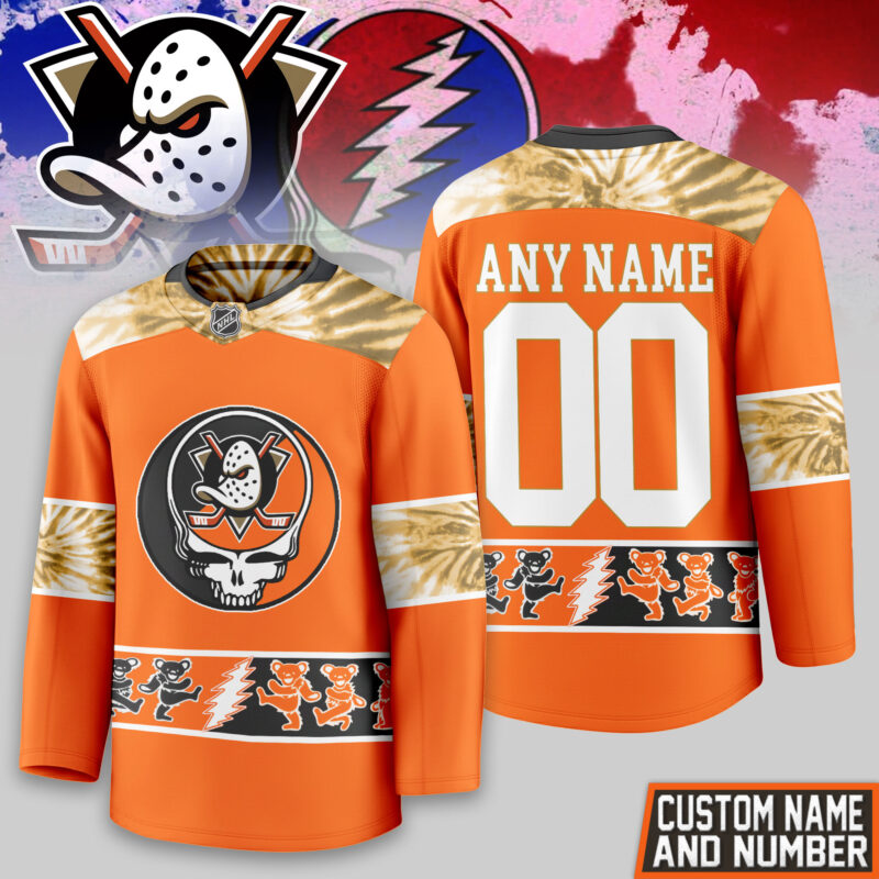 LIMITED EDITION - NEW CUSTOMIZED NHL09 AH DUCKS UNISEX HOCKEY JERSEY