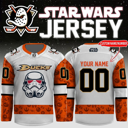 LIMITED EDITION - NEW CUSTOMIZED NHL09 AH DUCKS UNISEX HOCKEY JERSEY