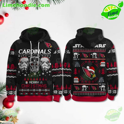 LIMITED EDITION - NEW CUSTOMIZED NFL20 ARC ARIZONA CARDINALS MERRY CHRISTMAS HOODIE, ZIP HOODIE, SWEATSHIRT