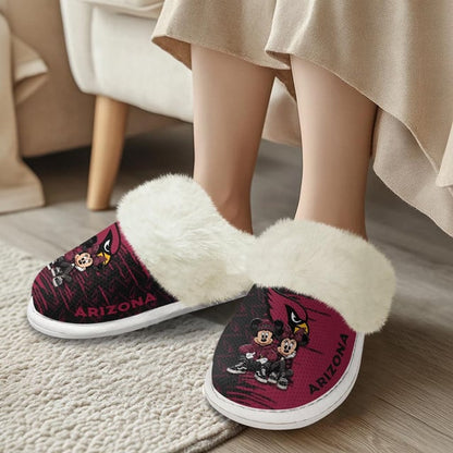 LIMITED EDITION - NEW CUSTOMIZED NFL20 ARC ARIZONA CARDINALS COTTON SLIPPERS