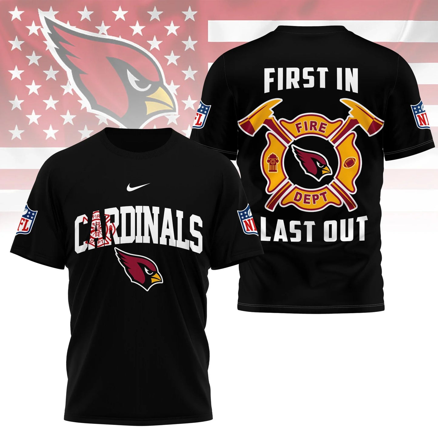 LIMITED EDITION - NEW CUSTOMIZED NFL20 ARC ARIZONA CARDINALS T-SHIRT | MULTIPLE COLORS AVAILABLE