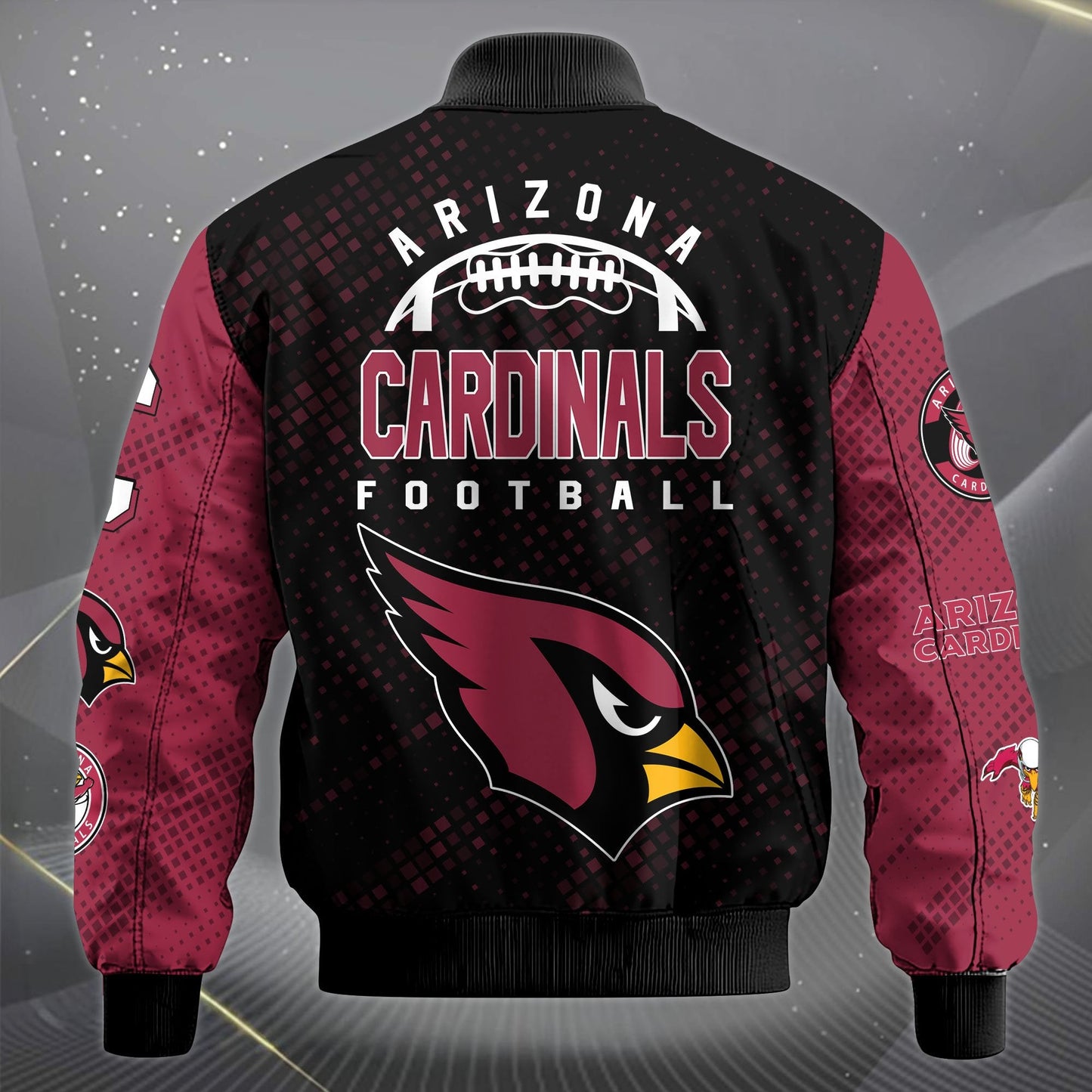 LIMITED EDITION - NEW CUSTOMIZED NFL20 ARC ARIZONA CARDINALS SATIN VARSITY JACKET & LONG PANTS