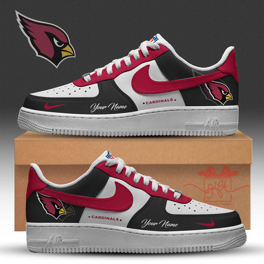 LIMITED EDITION - NEW CUSTOMIZED NFL20 ARC ARIZONA CARDINALS AF1 SNEAKERS