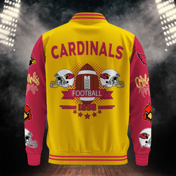 LIMITED EDITION - NEW CUSTOMIZED NFL20 ARC ARIZONA CARDINALS BASEBALL JACKET