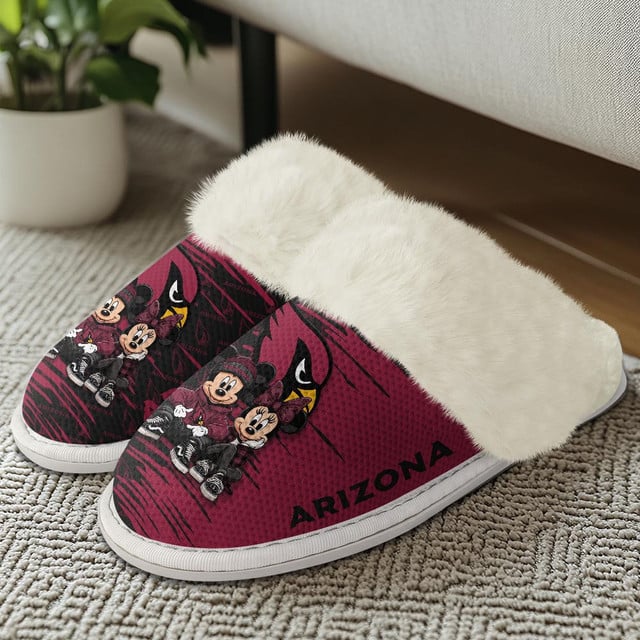 LIMITED EDITION - NEW CUSTOMIZED NFL20 ARC ARIZONA CARDINALS COTTON SLIPPERS