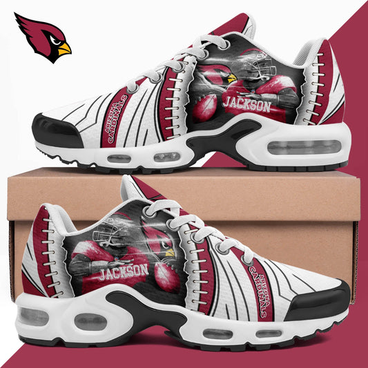 LIMITED EDITION - NEW CUSTOMIZED NFL20 ARC ARIZONA CARDINALS UNISEX AIR MAX PLUS SNEAKERS