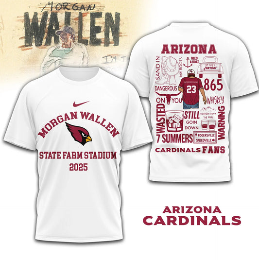 LIMITED EDITION - NEW CUSTOMIZED NFL20 ARC ARIZONA CARDINALS T-SHIRT | MULTIPLE COLORS AVAILABLE