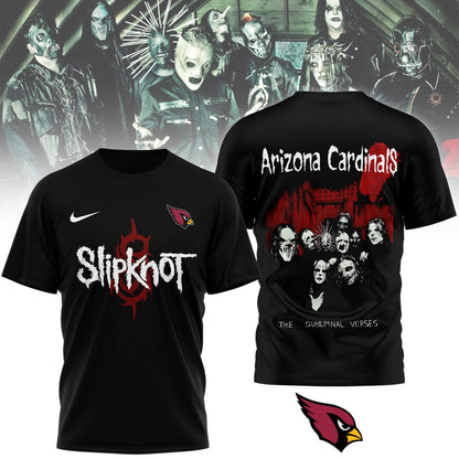 LIMITED EDITION - NEW CUSTOMIZED NFL20 ARC ARIZONA CARDINALS SLIPKNOT 3D SHIRT