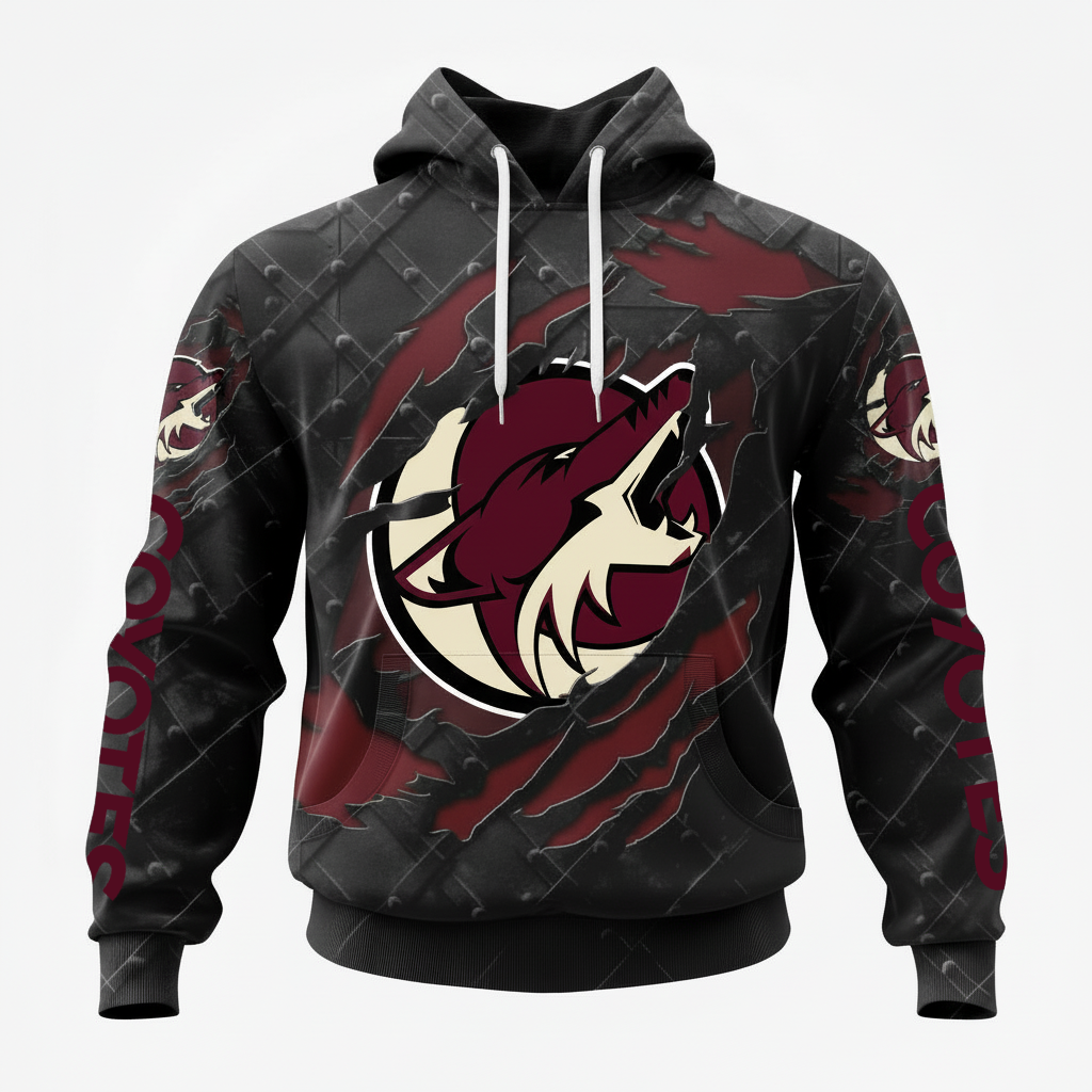 LIMITED EDITION - NEW CUSTOMIZED NHL30 AZC ARIZONA COYOTES UNISEX T-SHIRT, POLO, HOODIE & JACKETS