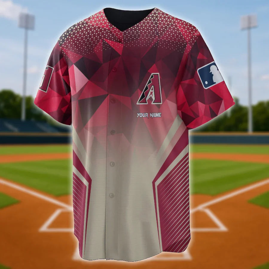LIMITED EDITION - NEW CUSTOMIZED MLB07 AZ DIAMONDBACKS BASEBALL JERSEY