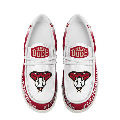 LIMITED EDITION - NEW CUSTOMIZED MLB07 AZ DIAMONDBACKS LOAFER SHOES