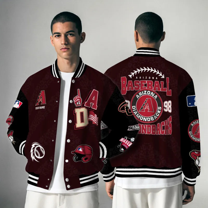 LIMITED EDITION - NEW CUSTOMIZED MLB07 ADS ARIZONA DIAMONDBACKS UNISEX T-SHIRT, POLO, HOODIE & JACKETS