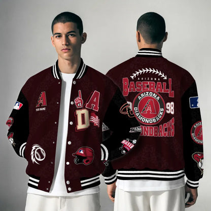 LIMITED EDITION - NEW CUSTOMIZED MLB07 ADS ARIZONA DIAMONDBACKS UNISEX T-SHIRT, POLO, HOODIE & JACKETS