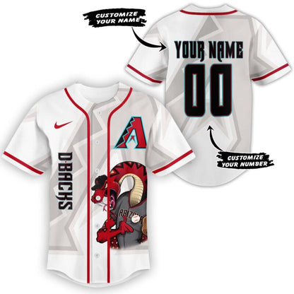 LIMITED EDITION - NEW CUSTOMIZED MLB07 AZ DIAMONDBACKS BASEBALL JERSEY