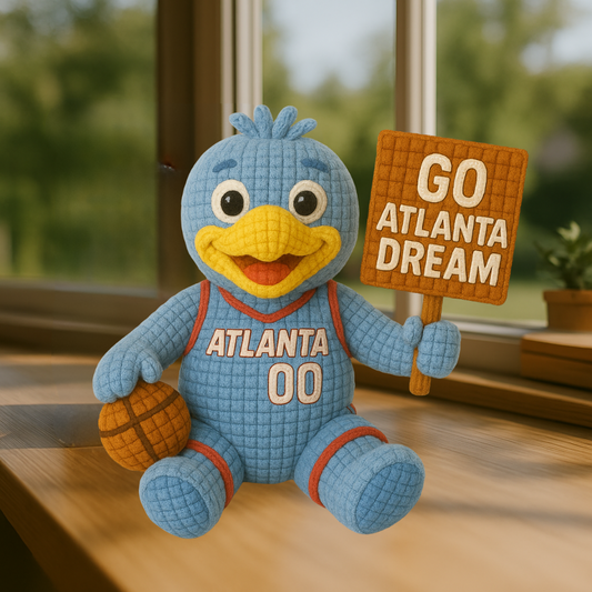 LIMITED EDITION - WNBA 08 ALD ATLANTA DREAM ORIOLES HANDMADE CROCHET