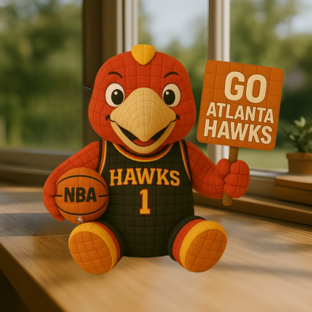Limited Edition - NBA 17 AH Atlanta Hawks Handmade Crochet