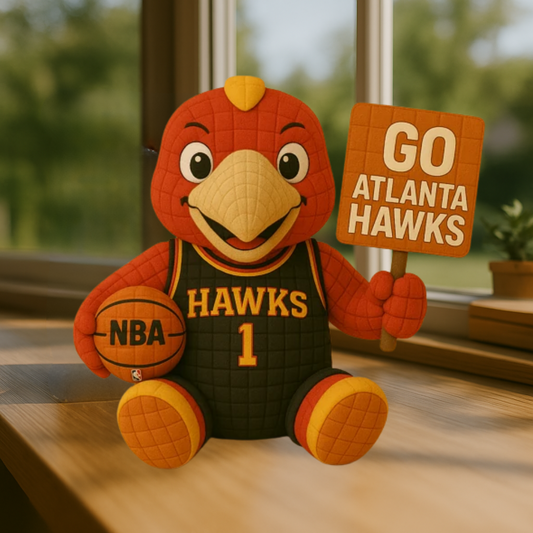 Limited Edition - NBA 17 AH Atlanta Hawks Handmade Crochet