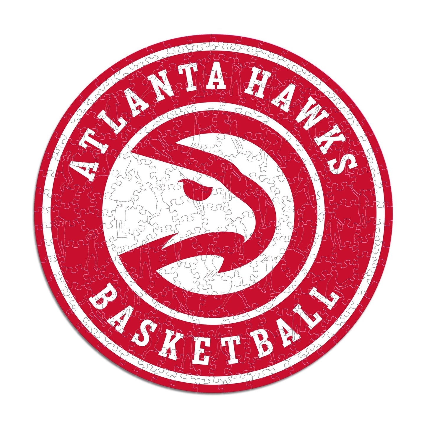 LIMITED EDITION - NEW CUSTOMIZED NBA17 AH ATLANTA HAWKS WOODEN PUZZLE