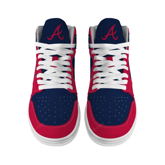 LIMITED EDITION - NEW CUSTOMIZED MLB09 AT BRAVES AIR JORDAN SNEAKERS