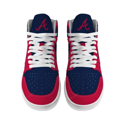 LIMITED EDITION - NEW CUSTOMIZED MLB09 AT BRAVES AIR JORDAN SNEAKERS