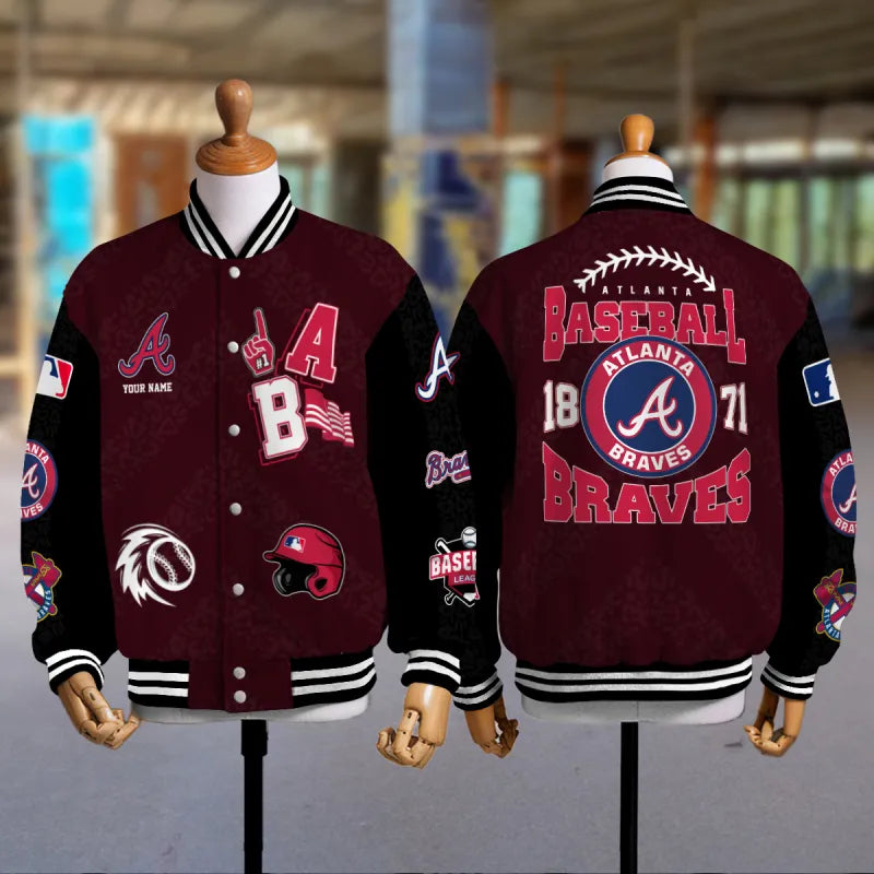 LIMITED EDITION - NEW CUSTOMIZED MLB09 ABS ATLANTA BRAVES UNISEX T-SHIRT, POLO, HOODIE & JACKETS