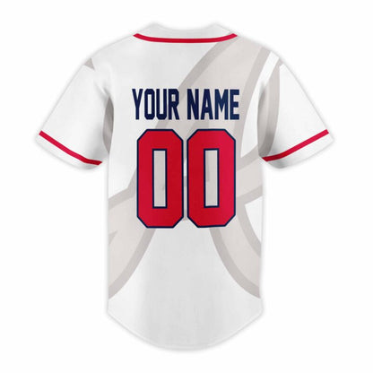 LIMITED EDITION - NEW CUSTOMIZED MLB09 AT BRAVES BASEBALL JERSEY