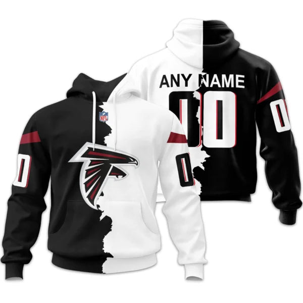 LIMITED EDITION - NEW CUSTOMIZED NFL18 ATF ATLANTA FALCONS HOME MIX AWAY T-SHIRT, POLO, HOODIE & JACKETS