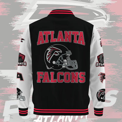 LIMITED EDITION - NEW CUSTOMIZED NFL18 ATF ATLANTA FALCONS BASEBALL JACKET