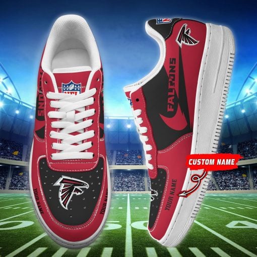 LIMITED EDITION - NEW CUSTOMIZED NFL18 ATF ATLANTA FALCONS AF1 SNEAKERS