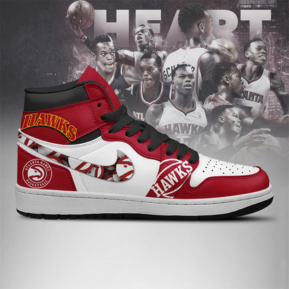 LIMITED EDITION - NEW CUSTOMIZED NBA17 AT HAWKS AIR JORDAN SNEAKERS