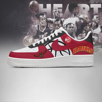 LIMITED EDITION - NEW CUSTOMIZED NBA17 AT HAWKS AF1 SHOES
