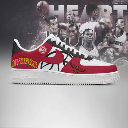 LIMITED EDITION - NEW CUSTOMIZED NBA17 AT HAWKS AF1 SHOES