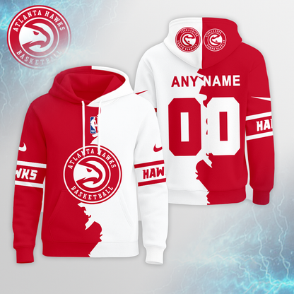 LIMITED EDITION - NEW CUSTOMIZED NBA17 AH ATLANTA HAWKS UNISEX T-SHIRT, POLO, HOODIE & JACKETS