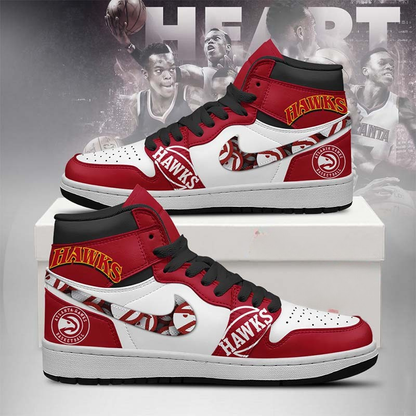 LIMITED EDITION - NEW CUSTOMIZED NBA17 AT HAWKS AIR JORDAN SNEAKERS