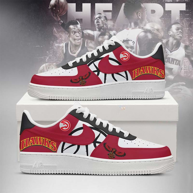 LIMITED EDITION - NEW CUSTOMIZED NBA17 AT HAWKS AF1 SHOES