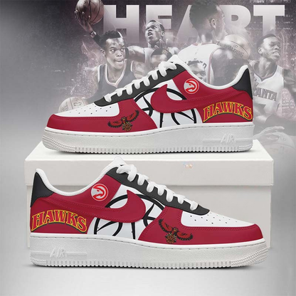 LIMITED EDITION - NEW CUSTOMIZED NBA17 AT HAWKS AF1 SHOES