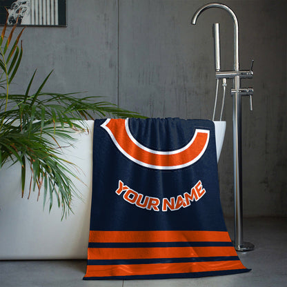 LIMITED EDITION - NEW CUSTOMIZED NFL26 CCB CHICAGO BEARS BEACH & BATH TOWEL