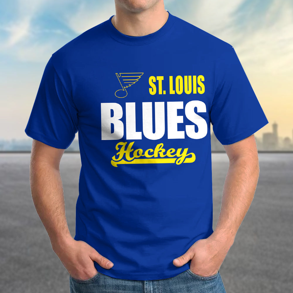 LIMITED EDITION - NEW CUSTOMIZED NHL14 SLB ST. LOUIS BLUES T-SHIRT FOR FAMILY (ADULTS & KIDS)