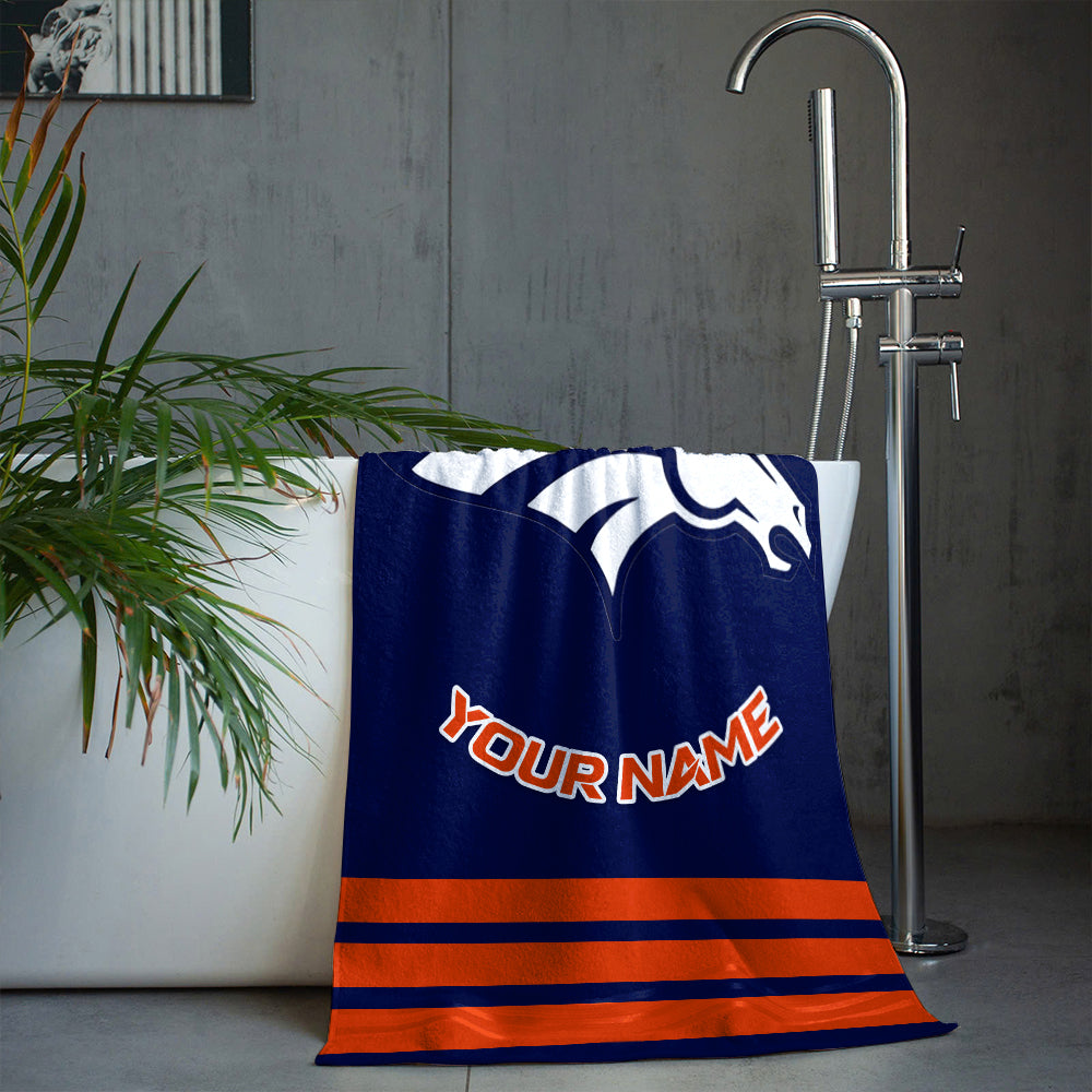 LIMITED EDITION - NEW CUSTOMIZED NFL13 DVB DENVER BRONCOS BEACH & BATH TOWEL