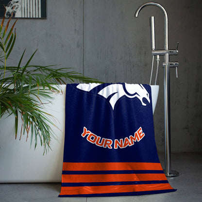LIMITED EDITION - NEW CUSTOMIZED NFL13 DVB DENVER BRONCOS BEACH & BATH TOWEL