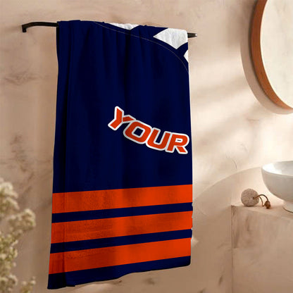 LIMITED EDITION - NEW CUSTOMIZED NFL13 DVB DENVER BRONCOS BEACH & BATH TOWEL