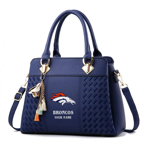 LIMITED EDITION - NEW CUSTOMIZED NFL13 DVB DENVER BRONCOS HANDBAG IN MULTIPLE COLORS
