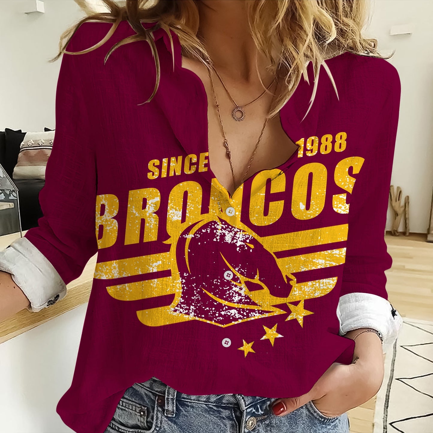 LIMITED EDITION - NEW 01 BBC CUSTOMIZED WOMEN CASUAL SHIRT FOR FAN