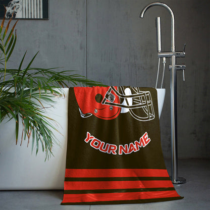 LIMITED EDITION - NEW CUSTOMIZED NFL29 CLB CLEVELAND BROWNS BEACH & BATH TOWEL