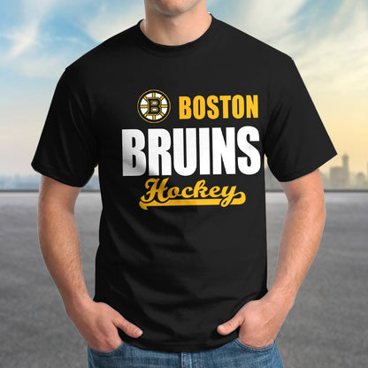 LIMITED EDITION - NEW CUSTOMIZED NHL02 BTB BOSTON BRUINS T-SHIRT FOR FAMILY (ADULTS & KIDS)