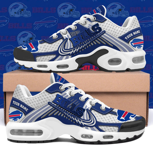 LIMITED EDITION - NEW CUSTOMIZED NFL03 BFB BUFFALO BILLS UNISEX AIR MAX PLUS SNEAKERS