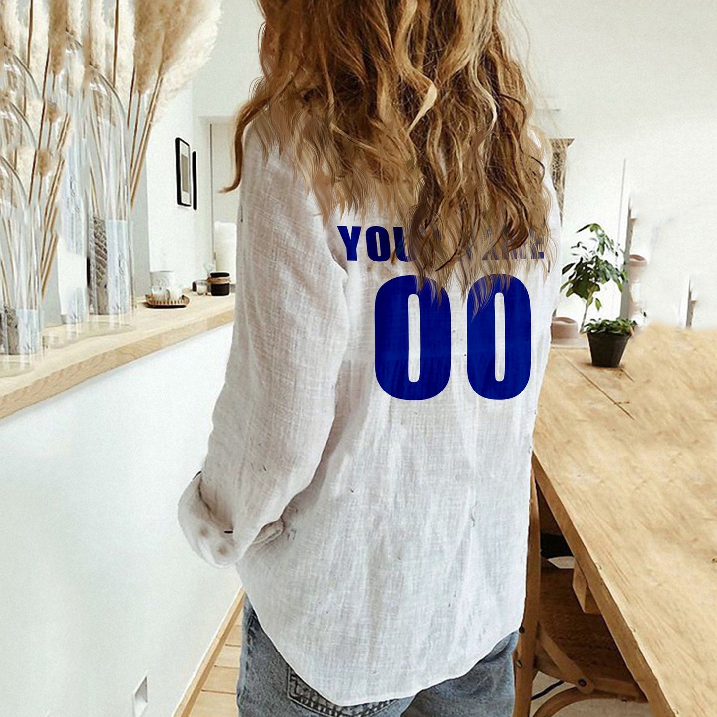 LIMITED EDITION - NEW 03 CBD CUSTOMIZED WOMEN CASUAL SHIRT FOR FAN