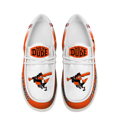 LIMITED EDITION - NEW CUSTOMIZED MLB25 BT ORIOLES LOAFER SHOES